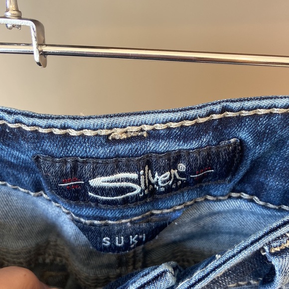 Silver Jeans Co. Suki Bermuda Jean shorts size 27 - Picture 3 of 5